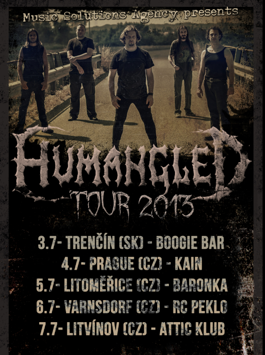 Humangled mini tour (Music Solutions Agency)