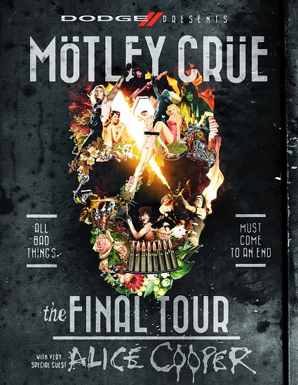 Motley Crue Alice Cooper Milano 2015 Final Tour